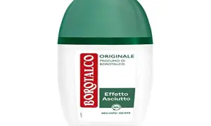 Dezodorant Borotalco Originale, z zieloną nakrętką. Wiele pozytywnych borotalco opinie potwierdza jego skuteczność.
