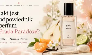Neness P'doxe – kwiatowy, świeży, elegancki zamiennik perfum Prada Paradoxe. Kompozycja z nutami cytrusów, gruszki i wanilii.