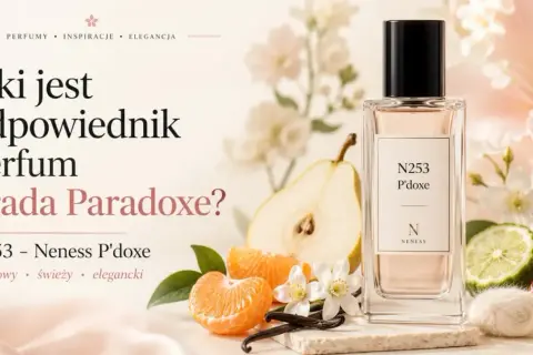 Neness P'doxe – kwiatowy, świeży, elegancki zamiennik perfum Prada Paradoxe. Kompozycja z nutami cytrusów, gruszki i wanilii.