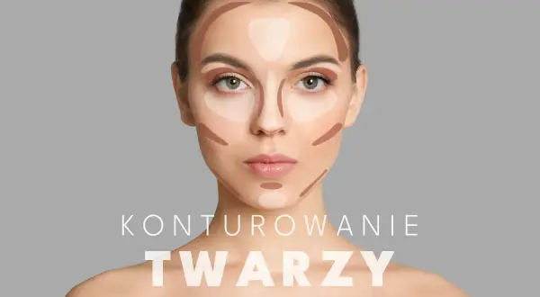 Modelka z zaznaczonymi na twarzy cieniami i rozświetlaczami, przygotowana do osiągnięcia celimax efektu konturowania.