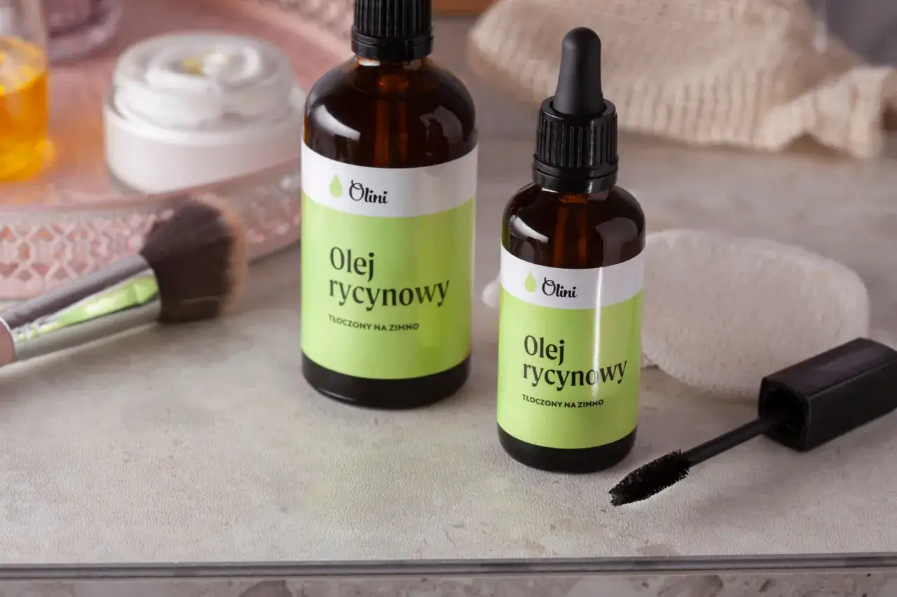Olej rycynowy Olini - naturalny kosmetyk do pielęgnacji. Zobacz, castor oil co to i jak go stosować.