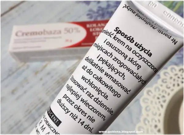 Krem Cremobaza 50% na zrogowacenia. Instrukcja użycia i informacje o ewentualnych skutkach ubocznych.