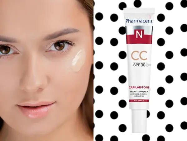 Krem CC Pharmaceris z SPF 30 dla cery naczynkowej. Idealny odcień cc red correct dla Twojej skóry.