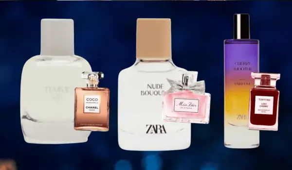Zestaw perfum: Zara Nude Bouquet, Femme, Chanel Coco Mademoiselle, Miss Dior, Tom Ford Lost Cherry. Szukasz tanich odpowiedników? Zara perfumy damskie odpowiedniki znajdziesz tutaj.